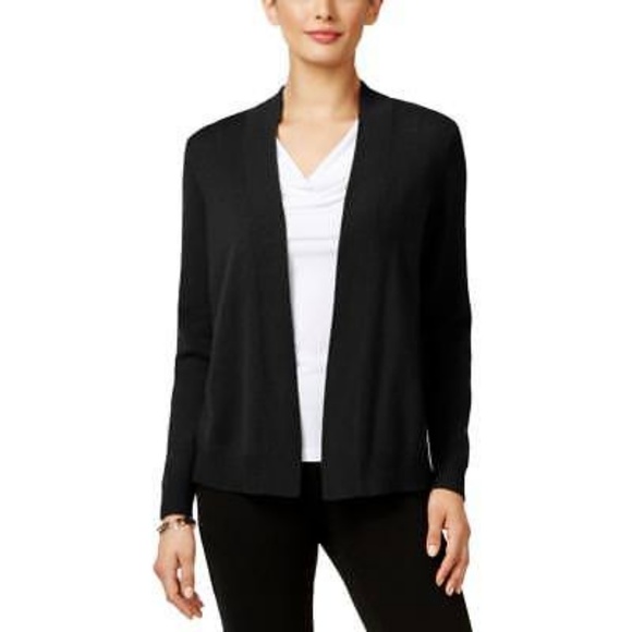 ladies black cashmere cardigan
